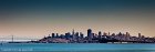 San Francisco Skyline - 1282  San Francisco Skyline - View from Sausalito - Aspect Ratio 1:3